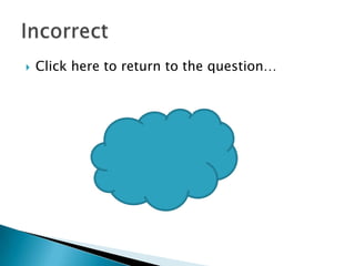    Click here to return to the question…
 