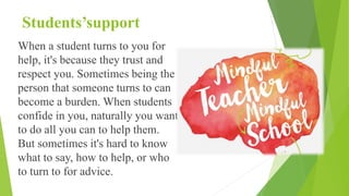 Students and teachers mental health by Dr.Shazia Zamir | PPTX