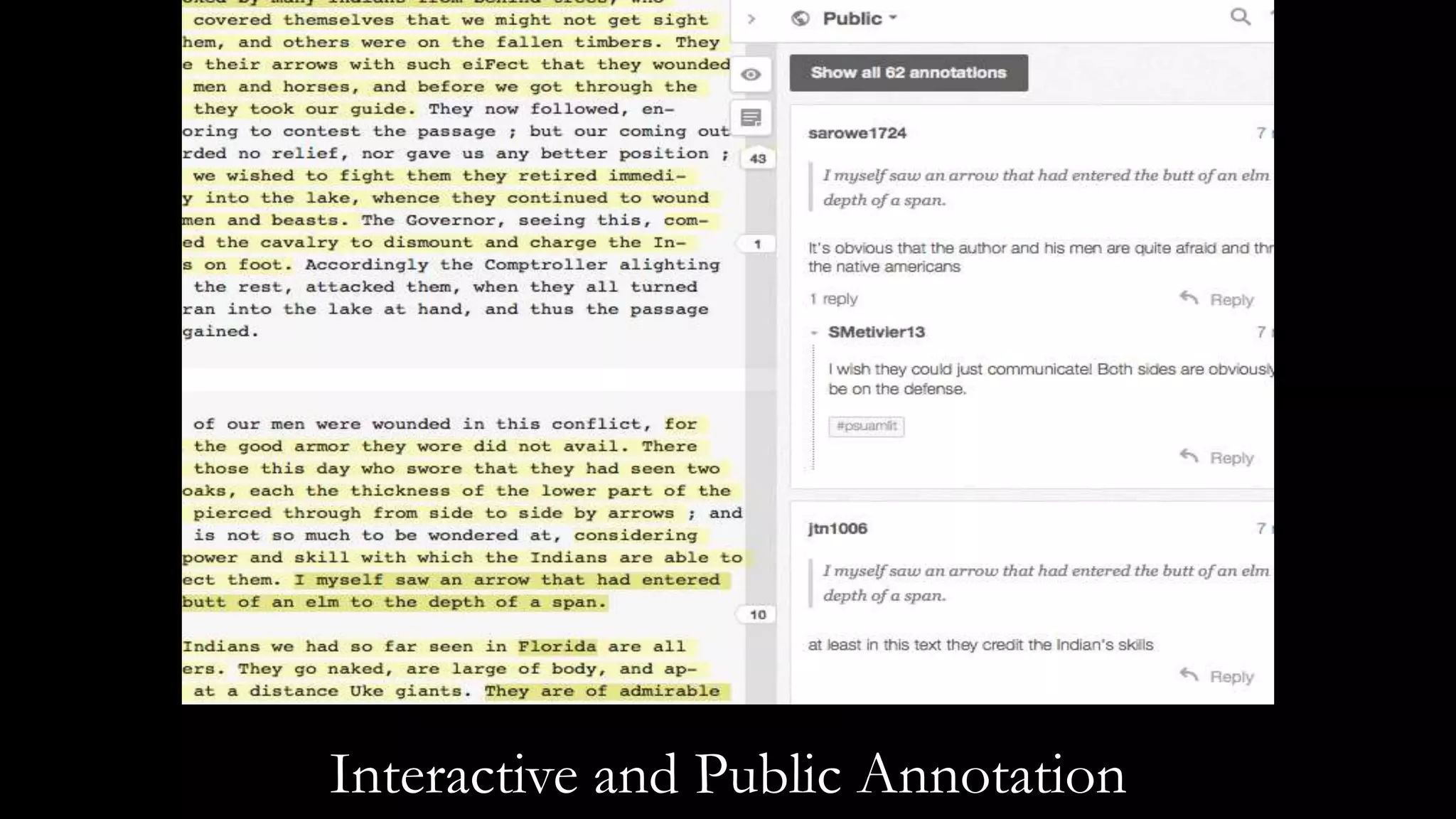 Interactive and Public Annotation
 