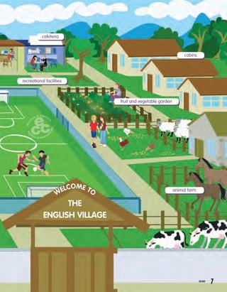 7seven
THE
ENGLISH VILLAGE
WELCOME TO
cafeteria
recreational facilities
cabins
fruit and vegetable garden
animal farm
 