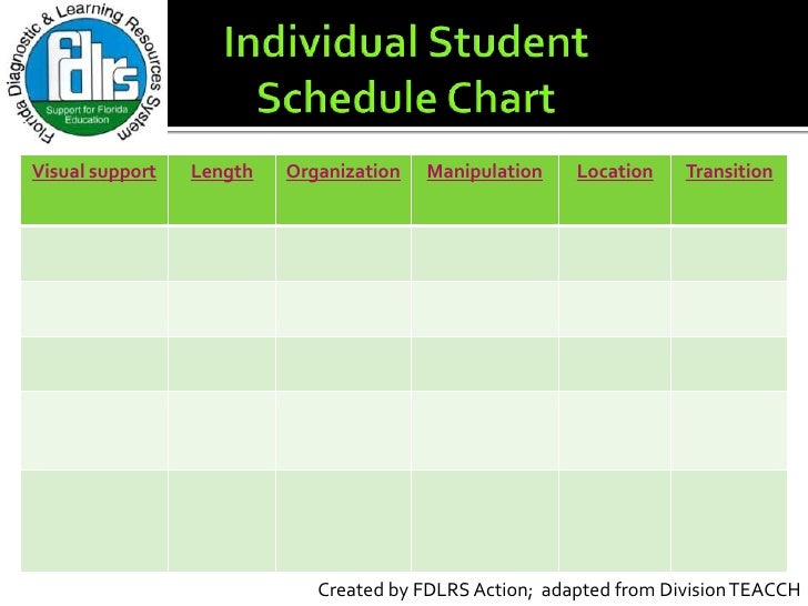 student schedules