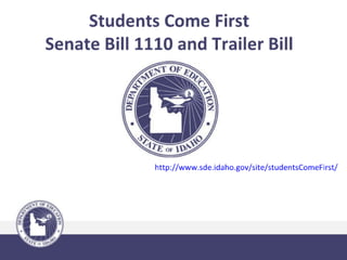 Students come first sb 1110