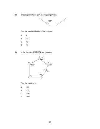 modoule 2 PMR polygons III