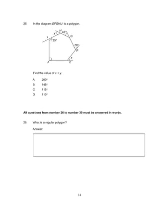 modoule 2 PMR polygons III