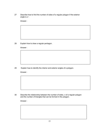 modoule 2 PMR polygons III