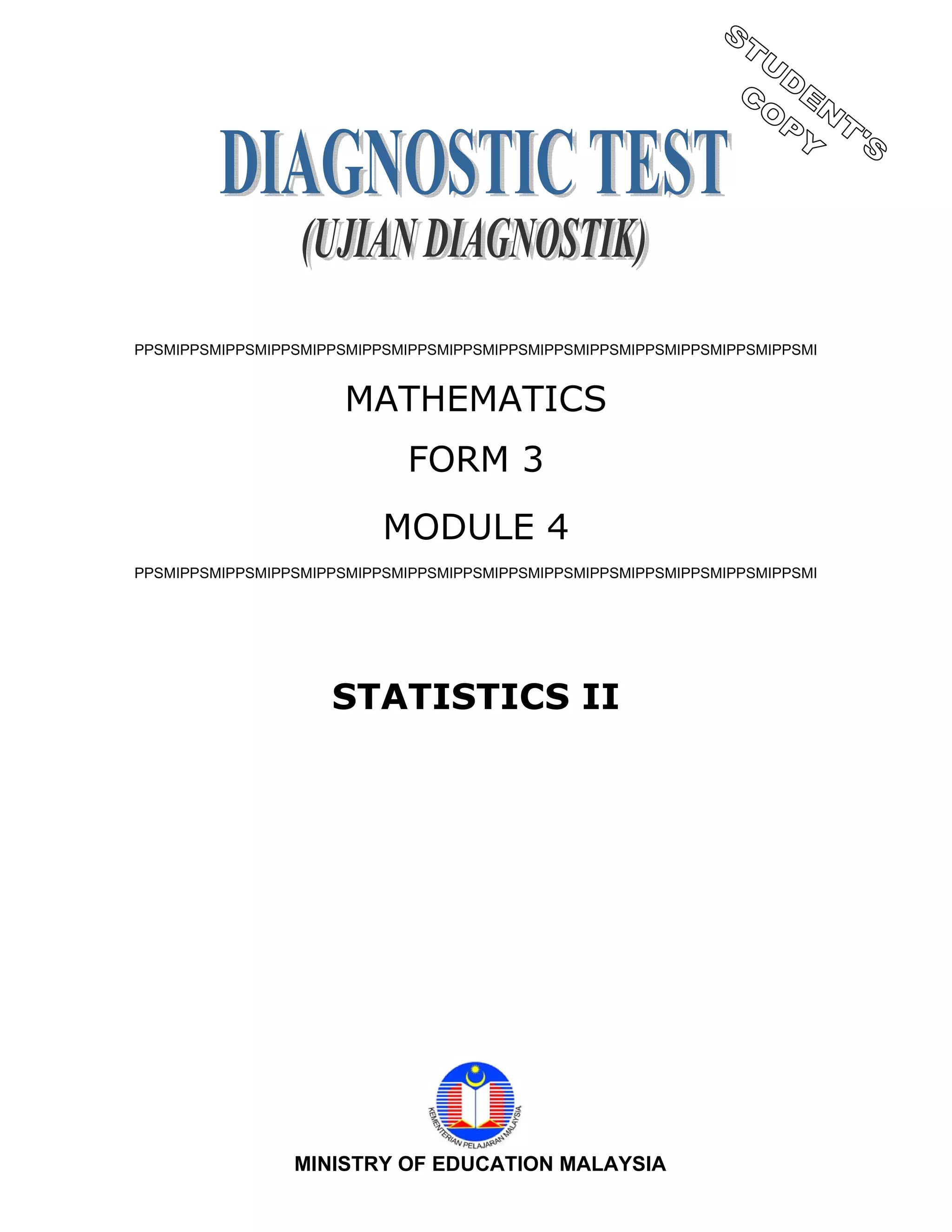 Module 4 statistic II PMR