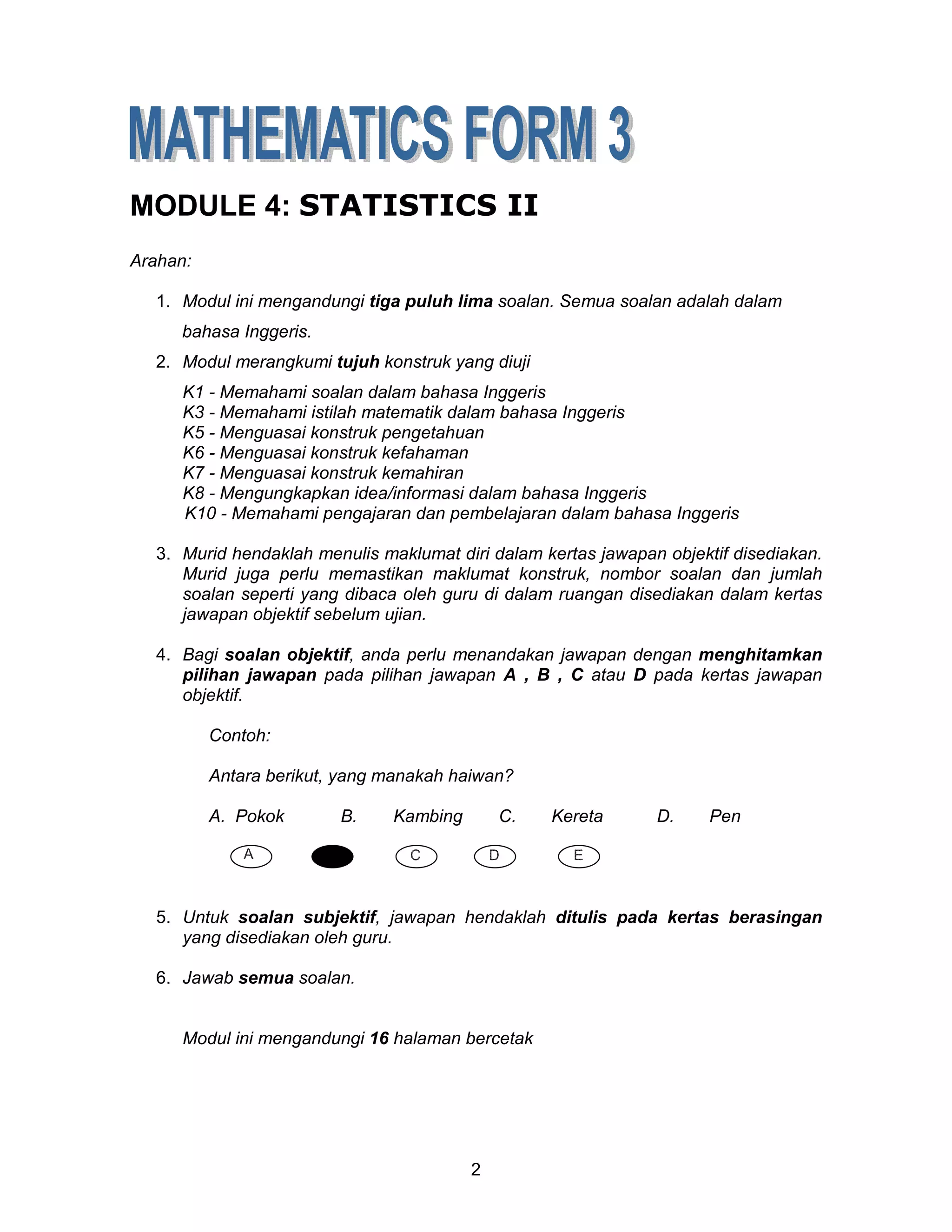 Module 4 statistic II PMR