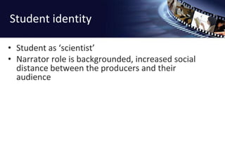 Student focus group interviews