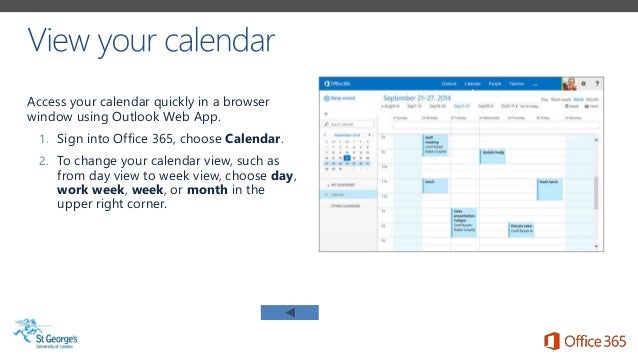 sgul office 365 email calendar on the go adapted from microsoft