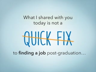 Everything I Knew about the College Job Hunt Was WRONG - And Here's How You Can Succeed
