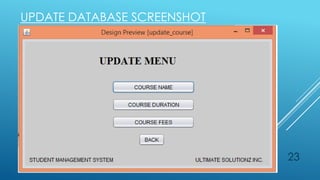 Students management system | PPTX