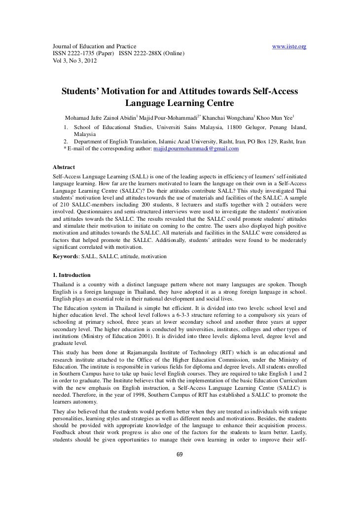motivation and atitudes towards learning Motivation toward english language learning can, to a certain degree communicative needs and their attitudes towards the second language community. motivation and atitudes towards learning Motivation toward english language learning can, to a certain degree communicative needs and their attitudes towards the second language community.