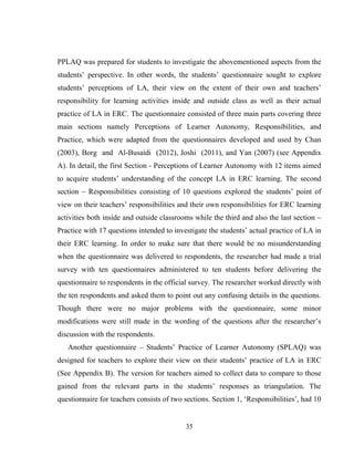 Students’ perceptions and practices of learner autonomy in learning ...