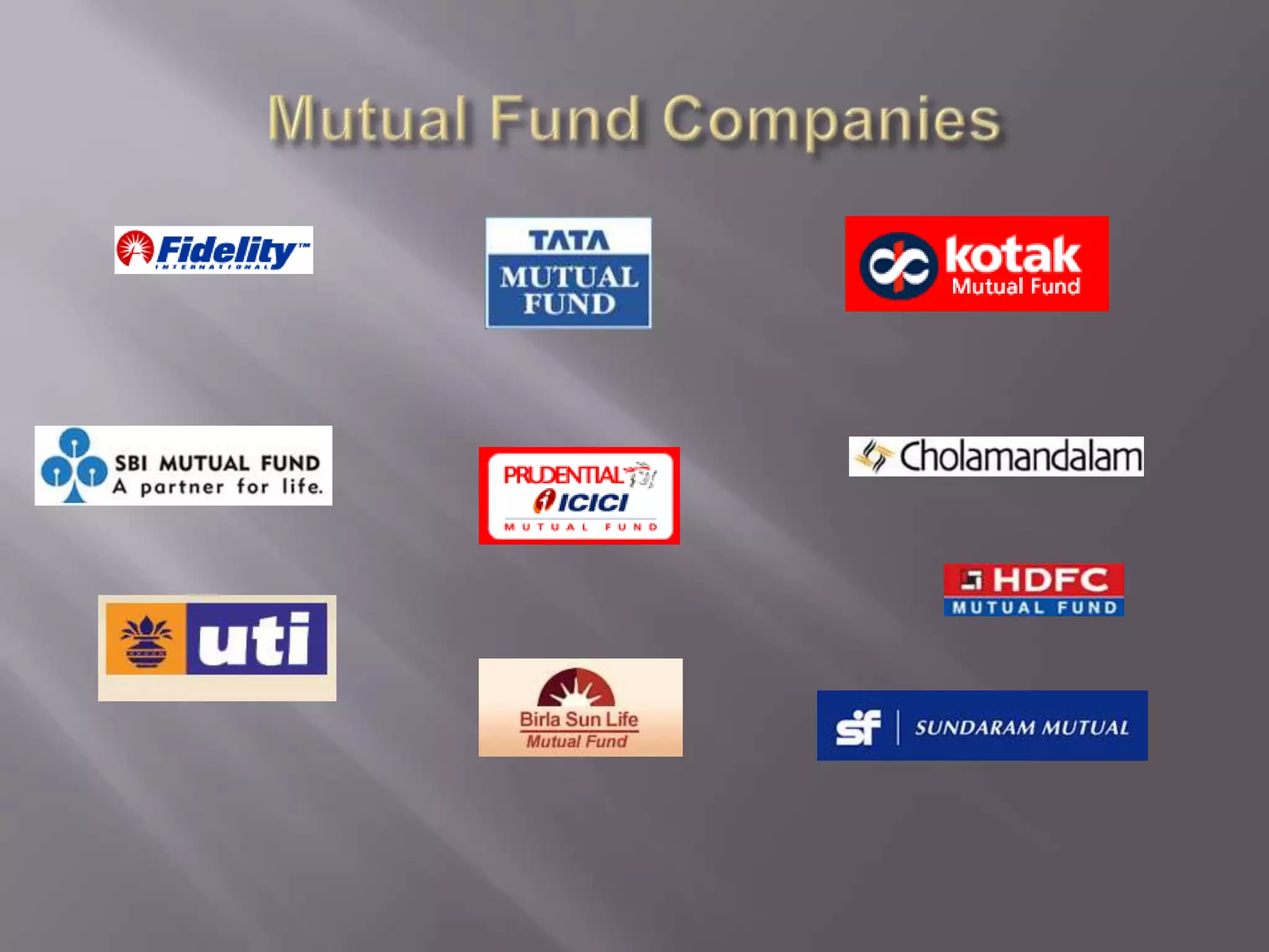 Mutual Fund Companies