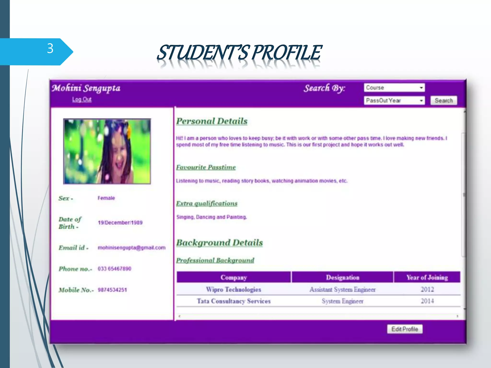 STUDENT’SPROFILE3
 