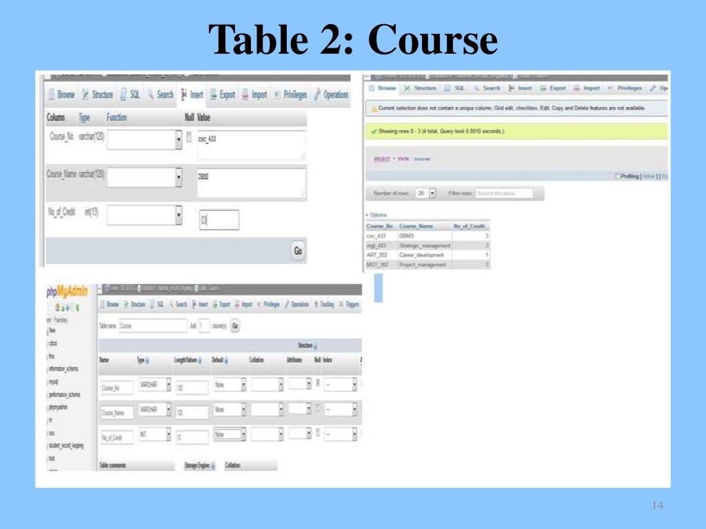 Students record keeping system