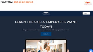 Faculty Flow: Click on Get Started
 