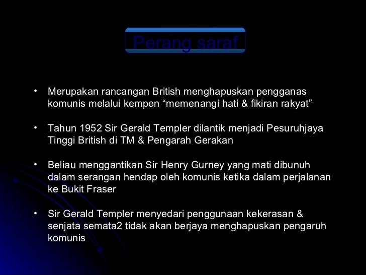 Langkah-langkah membanteras komunis