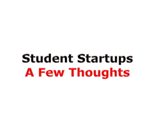 Student startups