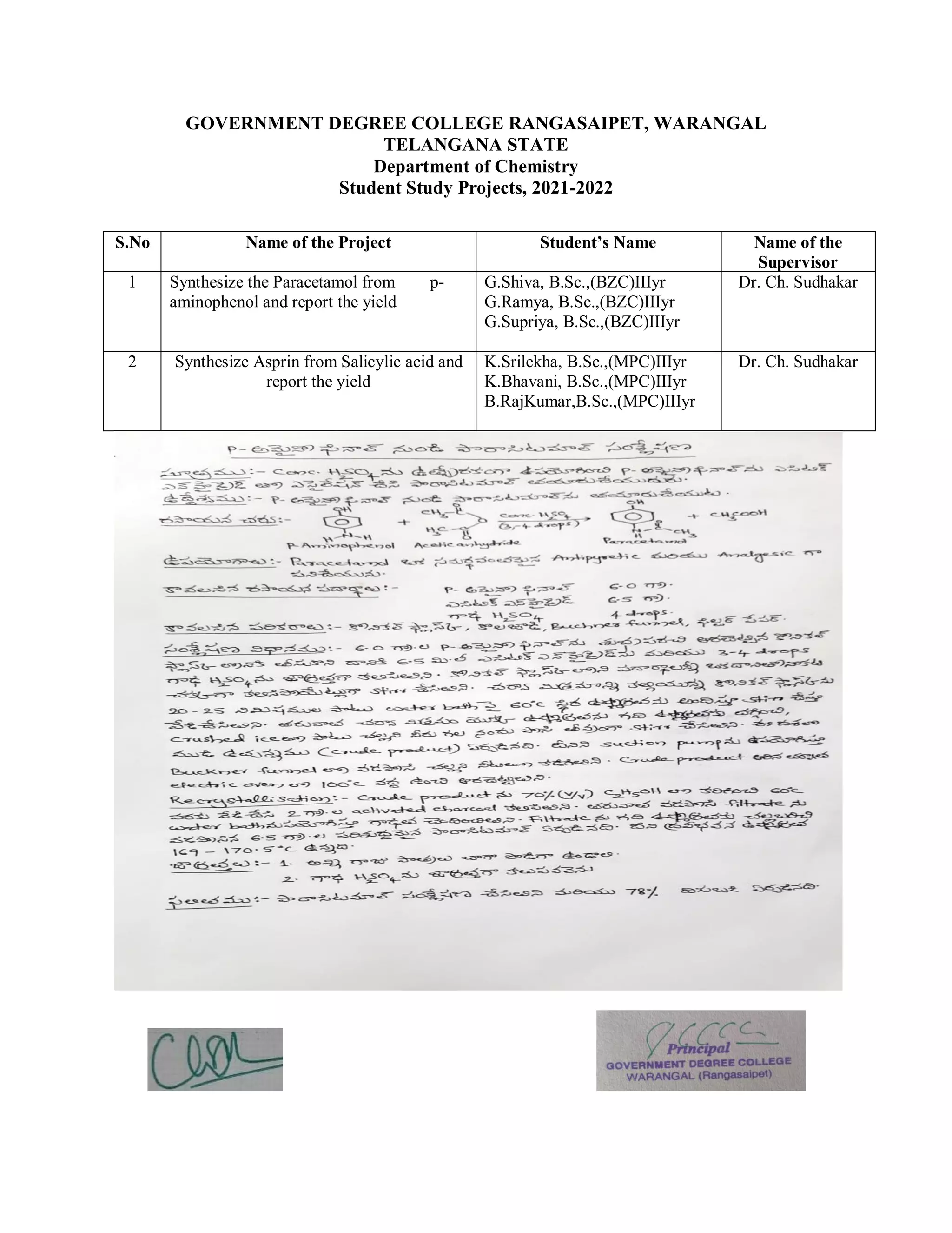 Student Study Projects 6 Pdf