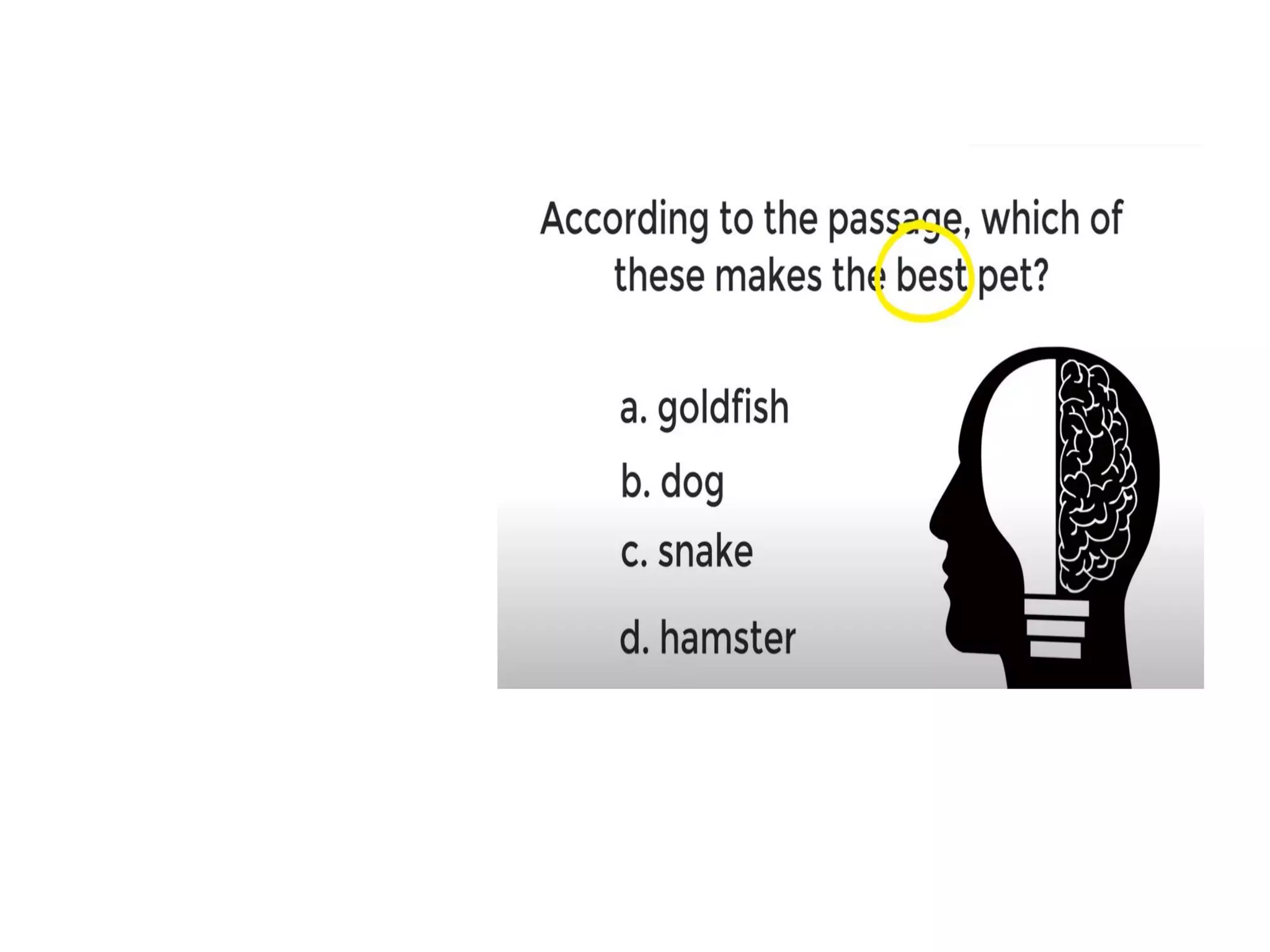 MULTIPLE
CHOICE TEST
DESIGN
 