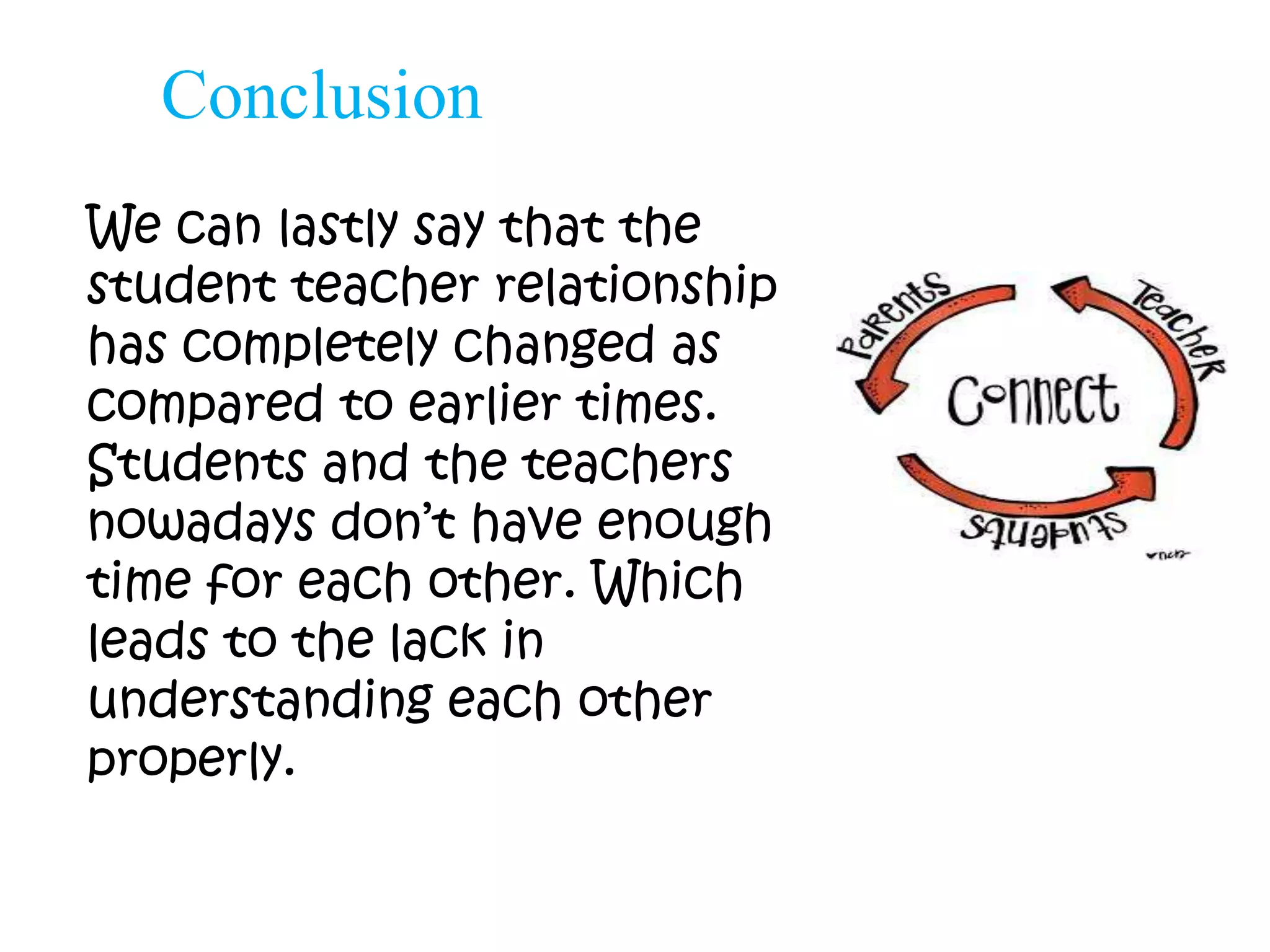 Student teacher relationship | PPTX