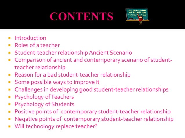 Student teacher relationship | PPTX