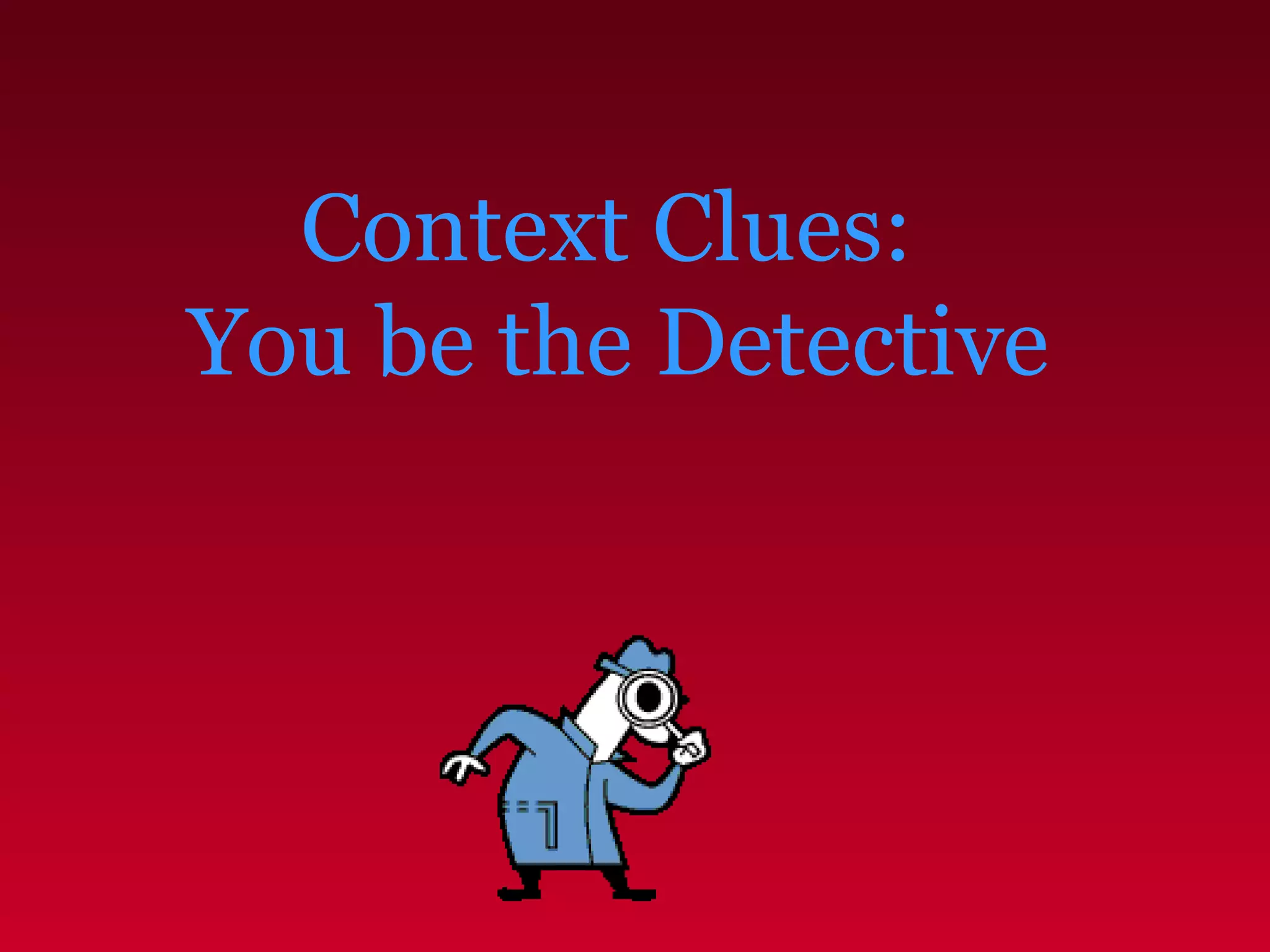 Context Clues PPT