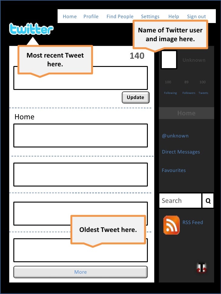 student twitter template