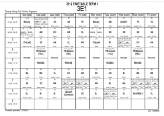 Student timetable 2012_term_1