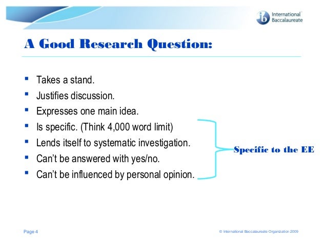 Extended essay grading rubric