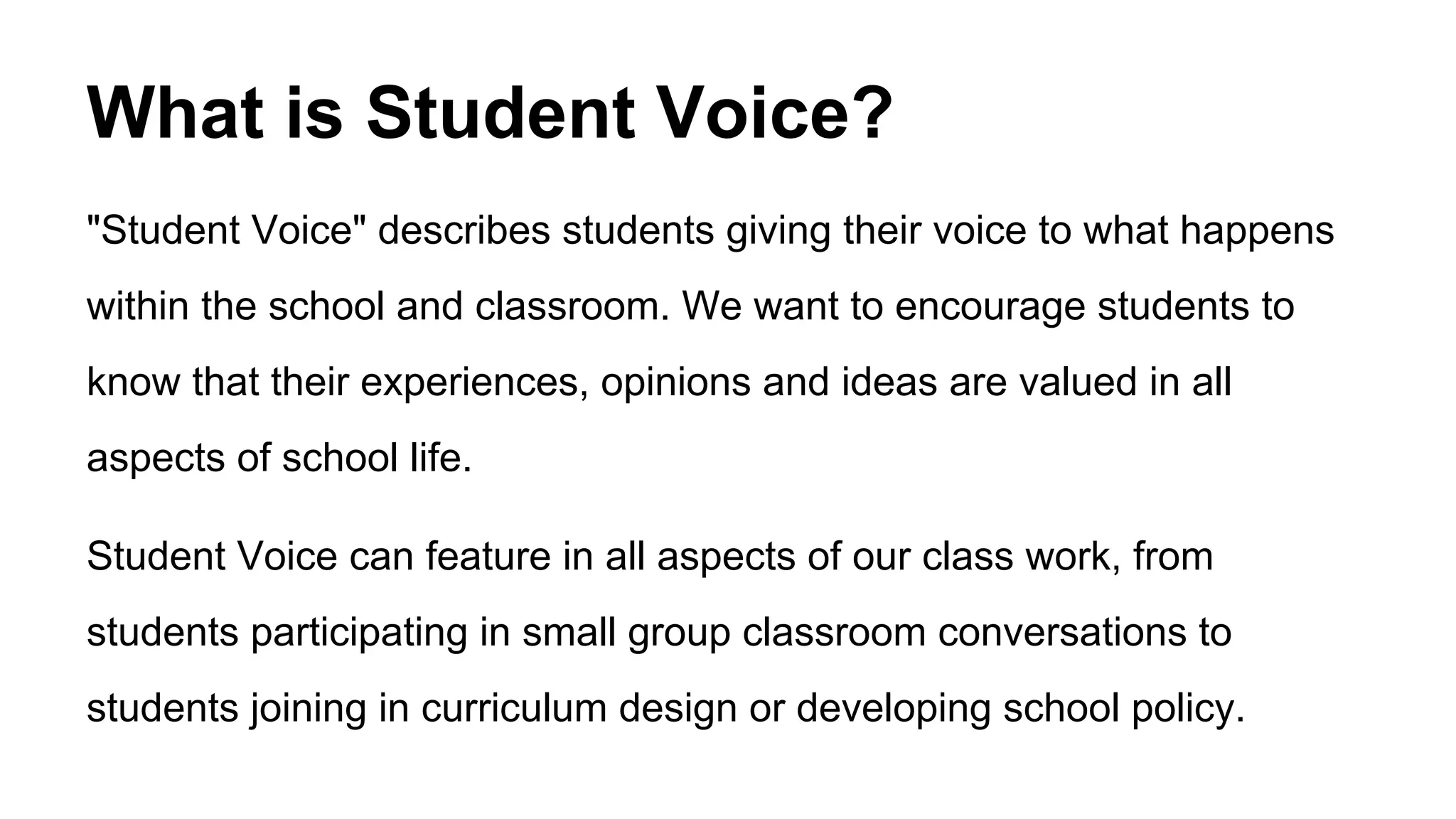 student-voice-ppt