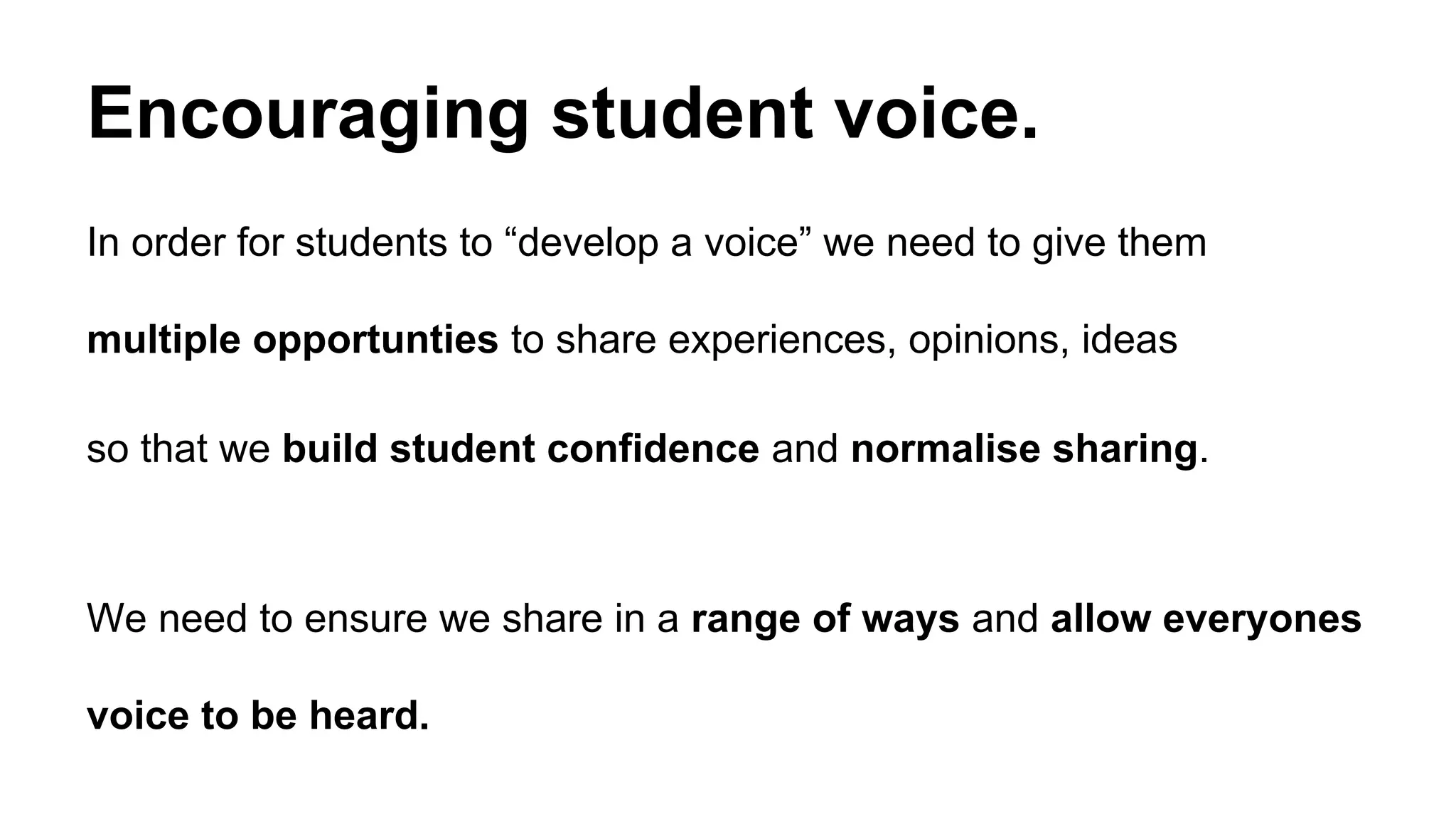 student-voice-ppt