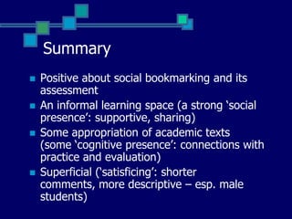 Impact on marks?In 2009-10