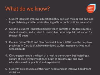 Student Council Model Student Voice Initiative | PDF