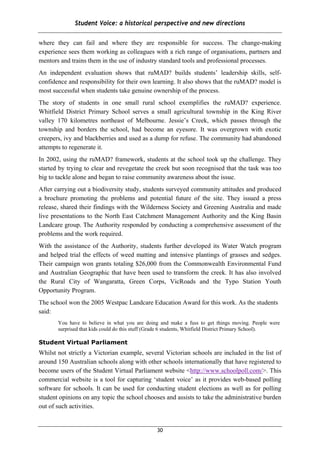 Student voice report | PDF