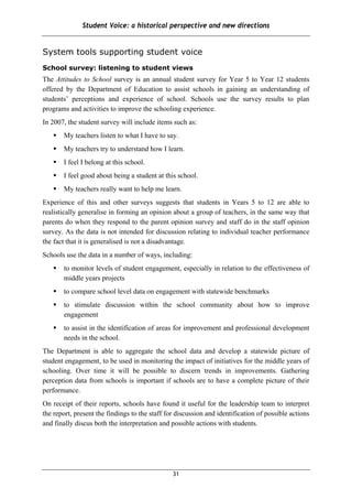 Student voice report | PDF