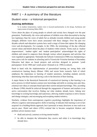 Student voice report | PDF