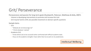 Student well being-revised 3-13-14 (2) | PPTX