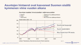 Neuvonantaja Hanna Putkuri: Asuntorahoituksen trendit Suomessa 2000-luvulla