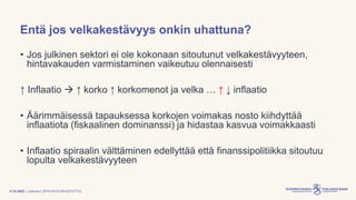 Osastopäällikkö Juha Kilponen: Rahapolitiikan uudet haasteet