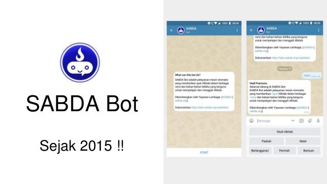 SABDA Bot
Sejak 2015 !!
 