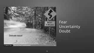 Fear
Uncertainty
Doubt
78
 