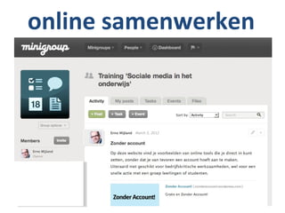 online samenwerken
 