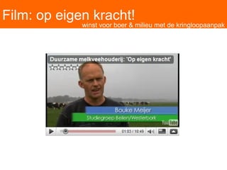 Film: op eigen kracht! winst voor boer & milieu met de kringloopaanpak 