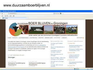 winst voor boer & milieu met de kringloopaanpak www.duurzaamboerblijven.nl 