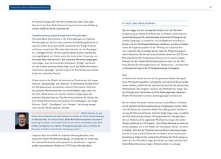 MOBILE-RICH-MEDIA-WERBEWIRKUNGSSTUDIE 31 
für letztere Gruppe über alle Items hinweg nach oben. Dies zeigt, 
dass durch den Rich-Media-Einsatz die positive emotionale Aufladung 
stärker ausfällt als bei der statischen Ad. 
Detailbetrachtung: Implizite Image-Items Mercedes-Benz 
Mercedes-Benz weist bereits in der Kontrollgruppe ein implizites 
Markenimage auf, das von einer positiven Grundhaltung bestimmt ist 
und sich zudem durch eine starke Assoziation mit Erfolg, Premium 
und Status auszeichnet. Mercedes-Benz bewirbt mit der Kampagne 
für „Intelligent Drive“ ein hoch-performantes System, welches die 
Leistungsfähigkeit und Stärke sowie den technischen Vorsprung von 
Mercedes-Benz demonstriert. Die impliziten Werbewirkungsergeb-nisse 
zeigen, dass die emotionale Assoziation „Erfolg“, die bereits 
auf sehr hohem positiven Niveau liegt, durch die Mobile Ad entspre-chend 
weiter gesteigert werden konnte, bei Rich Media noch stärker 
als bei der statischen Version. 
Zudem bewirkt die Mobile Ad eine positive Zunahme bei den Image-faktoren 
„Entspannung“ und „Balance“, in Verbindung mit dem durch 
die Werbebotschaft vermittelten sicheren Fahrerlebnis. Während 
das statische Werbemittel hier nur leichte Effekte zeigt, zahlt sich 
der Rich-Media-Einsatz mit deutlich höheren Steigerungen der 
positiven Assoziationen aus. Darüber hinaus bewirkt der Einsatz des 
Rich-Media-Werbemittels eine positive Verschiebung bei den Image-faktoren 
„Spiel“, „Geselligkeit“ und „Neugier“, die bislang weniger 
stark mit der Marke assoziiert wurden. 
Insgesamt lässt sich mithilfe der impliziten Messung festhalten, dass 
bereits ein Mobile-Werbekontakt genügt, um unbewusst zu wirken und 
die implizite Markenwahrnehmung positiv zu beeinflussen – sogar bei 
großen und etablierten Marken wie OTTO bzw. Mercedes-Benz. 
IV. FAZIT UND IMPLIKATIONEN 
Das vorrangige Ziel der vorliegenden Studie ist es, die Werbewir-kungsleistung 
von Mobile Rich Media Ads im Hinblick auf die Aufmerk-samkeitsleistung 
und die unterbewusste, emotionale Wirkung bei der 
mobilen Zielgruppe zu analysieren. Um die Ergebnisse einordnen zu 
können und um Handlungsempfehlungen abzuleiten, wurden im Studien-ansatz 
die Ergebnisse jeweils mit der Wirkung von statischen Ban-nern 
verglichen. Als Grundlage dienten dabei die Mobile-Kampagnen 
zweier bekannter Marken aus unterschiedlichen Branchen (OTTO und 
Mercedes-Benz). Der Studienansatz basierte auf nur einem einzigen 
Kontakt mit dem Mobile-Werbemittel sowie auf einer von der Wer-bung 
ablenkenden Nutzungssituation der Testpersonen – eine besonde-re 
Herausforderung für die Wirkungsleistung der Kampagnen. 
Fazit 
Im Rahmen der Studie konnten bei den getesteten Mobile Ads signifi-kante 
Werbewirkungseffekte auf expliziter und impliziter Ebene nachge-wiesen 
werden, sowohl bei den statischen als auch bei den dynamischen 
Werbemitteln. Der Vergleich zwischen den Werbeformen belegt, dass 
die Wirkung durch den Einsatz von Rich Media gegenüber statischen 
Mobile-Werbemitteln nochmals deutlich gesteigert werden kann. 
Bei den Mobile Ads beider Marken konnten starke Effekte im Hinblick 
auf die explizite Aufmerksamkeitsleistung nachgewiesen werden. Wäh-rend 
der Einsatz der statischen Mobile Ad in Bezug auf die Werbeerin-nerung 
(Ad Awareness) bereits deutliche Steigerungen zeigt, ermöglicht 
der Rich-Media-Einsatz weitere Wirkungszunahmen. Dies gilt beson-ders 
im Hinblick auf die ungestützte Werbeerinnerung an die beiden 
Marken (Uplift bis zu +27 Prozent) – Rich-Media-Werbung ist somit be-sonders 
geeignet, um in den Köpfen der Smartphone-Nutzer verankert 
zu bleiben. Auch bei der Markenerinnerung (Brand Awareness) zeigen 
sich die Vorteile von Rich Media Ads im Hinblick auf die Aufmerksam-keitsleistung. 
Aufgrund des spielerischen Erlebens der Marke gelingt es 
dieser Art von Werbeform sogar, bei Marken die schon auf einem sehr 
hohen Bekanntheitsniveau liegen, Aufmerksamkeit zu erzeugen. 
Stefan Mohr, Geschäftsführer, Jung von Matt/next GmbH: „Motion Detection als tech-nisches 
Feature spielerisch und intuitiv erklärbar zu machen, war Ziel der Mobile-Kampagne 
von Mercedes-Benz. Der kreative Ansatz, Mobile-Rich-Media konzeptionell und technisch 
hochwertig einzusetzen, macht dieses Feature für den Nutzer nachvollziehbar und explizit 
erlebbar. Die Ergebnisse der impliziten Wirkungsmessung zeigen, dass es sich lohnt, die 
Extrameile in Kreation und technischer Umsetzung zu gehen.“ 
 