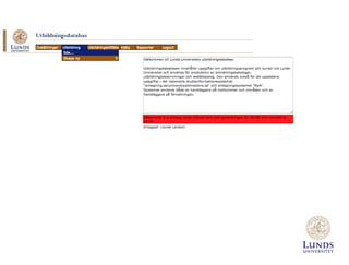 SEO och marknadsföring på webben, exemplet Lunds universitet
