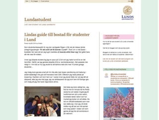 SEO och marknadsföring på webben, exemplet Lunds universitet