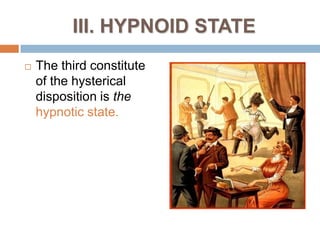 Perception of HystericsIf they perceive anything, they are at the time inaccessible to other sense perceptions.Indeed, they are not capable of perceiving altogether the impressions of only one sense.